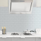 AULIGET 3" x 6" Metal Subway Tile Peel and Stick Backsplash, Stainless Steel - Image 2