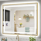 48x40 Inch LED Bathroom Mirror by Briivuemodernmirrors