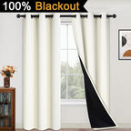 Yakamok 84 Inch Length 100% Blackout Curtains - Image 2