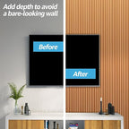 Art3d WPC Slat Wall Panels, Living Room - Image 4