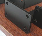 8 Pack - 5 inch Black Hidden L Shelf Bracket Iron Floating Shelf Brackets - Image 6