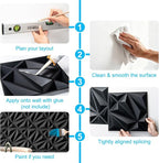Art3d 33-Pack 3D Wall Panel for Interior Wall Décor, Diamond Textured PVC - Image 9
