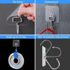 Antimbee 10-Pack All-Purpose Large Adhesive Hooks - Image 5