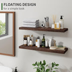 Marsmiles Wood Floating Shelves - Image 3