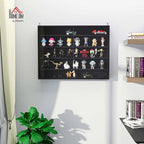 HOMCOM 5-Tier Display Cabinet, Glass Door Cabinet - Image 2