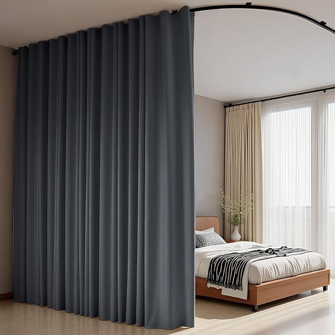 Room Divider Curtains Flexible Ceiling Tracks set Curtain track Ceiling Mount - Image 4