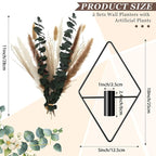 Jexine 4 Pcs Hanging Planters - Image 2