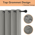 BONZER Room Divider Curtain Total Privacy Wall Wide Grommet Room Darkening - Image 3