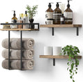 Towel Racks for Bathroom-Wall Mounted Floating Shelves for Wall Bathroom by Unknown