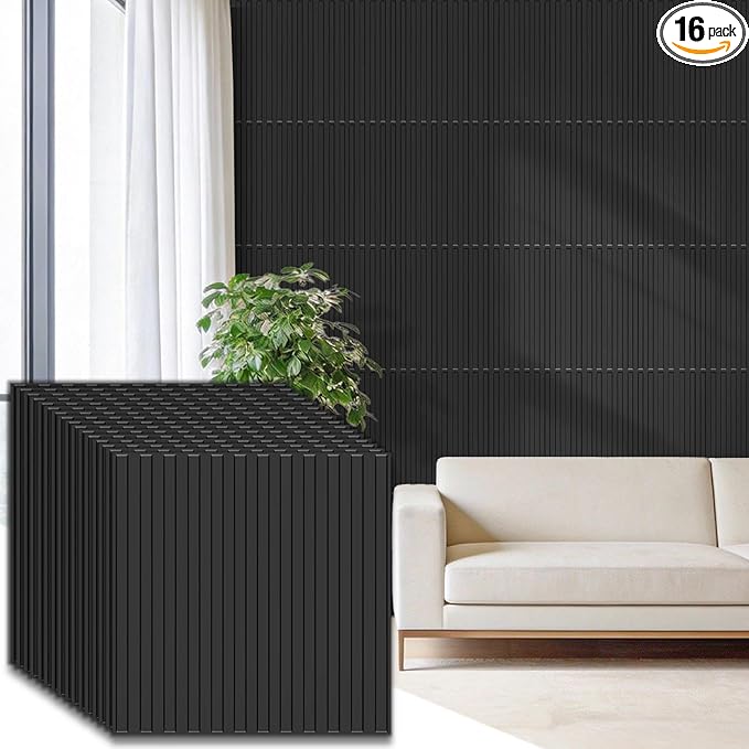 RITOLLO 16-Pack PVC Slat Wall Panels by Ritollo