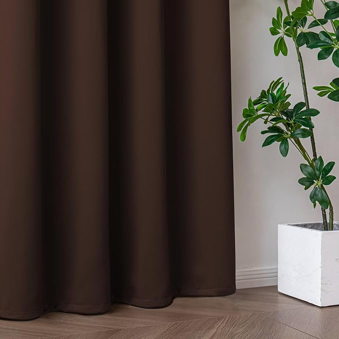 IGEMAEVE Blackout Curtains 108 Inch Length 2 Panels Set, Grommet Energy Saving - Image 7