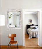AAZZKANG Large Wall Mirrors 26"x18" Rustic Wood Mirror Rectangle Decorative - Image 7