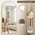 XRAMFY 78"x38" Arched Full Length Mirror - Image 5