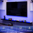 BAMEOS RGB LED Floating Shelves - Image 3