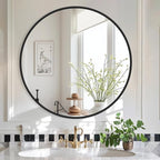 Black Bathroom Mirrors for Wall - Image 2