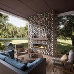 EverStone River Rock Faux Rock Panel, Pebble Mix Color - Image 12