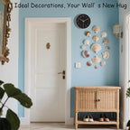 Silent Wall Clocks Battery Operated 8 Inch, Analog Wall Clock - Image 2