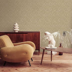 Tempaper x Jeremiah Brent Cream Textured Hoffmann Faux Sisal Removable Peel and - Image 7