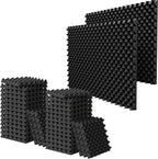 18 Pack 1.5"X12"X12" Acoustic Foam, Sound Proof Egg Crate Foam, Upgraded by WVOVW