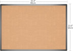 VIZ-PRO Cork Notice Board, 36 X 24 Inches, Cork Bulletin Board - Image 2