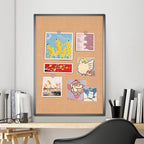 VIZ-PRO Cork Notice Board, 48 X 32 Inches, Cork Bulletin Board - Image 7