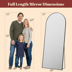 Suidia 71"x28" Arched Full Length Mirror - Image 4