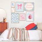 Habseligkeit Pink Posters for Room Aesthetic, Cute Wall Art Prints, Wall Decor - Image 2