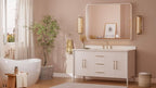 TETOTE 40 x 30 White Frame Mirror - Image 8