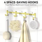 YASONIC Shower Caddy, 6 Pack Large Capacity Bath Organizer - Image 5