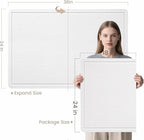 Lightomorrow Bulletin Board, 36 x 24 inches Felt Board - Image 5