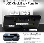JoFomp LCD Digital Wall Clocks Battery Operated, 8.5" Modern Wall Clocks - Image 4