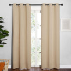 NICETOWN Room Darkening Draperies Window Curtain Panels, Thermal Insulated - Image 2
