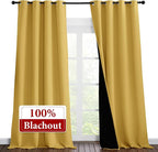 NICETOWN 100% Blackout Blinds, Laundry Room Decor Window Treatment Curtains - Image 2