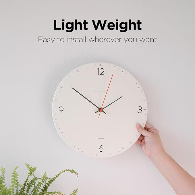 mooas Flatwood Wall Clock - Image 6