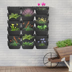 Hanging Vertical Wall Planter, 18 Pack Vertical Garden Planter, - Image 4