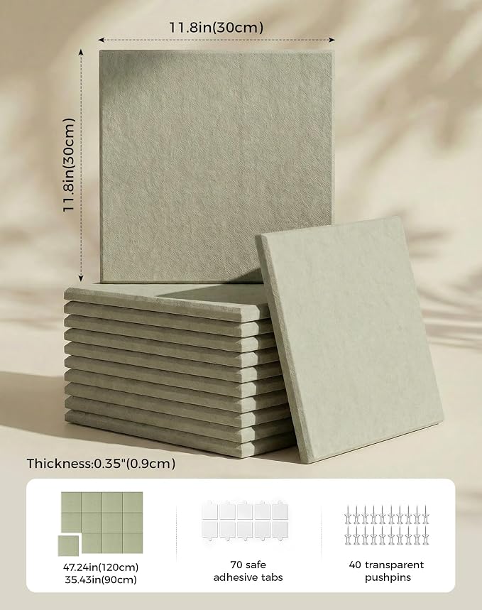 Aothia Felt Bulletin Board Tiles - Image 2