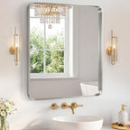 NEWBULIG 28X32 Inch Bathroom Mirror by NEWBULIG
