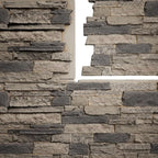 Ekena Millwork 49"W x 25 1/2"H x 1 1/4"D Acadia Ledge Stacked Stone, StoneWall - Image 9