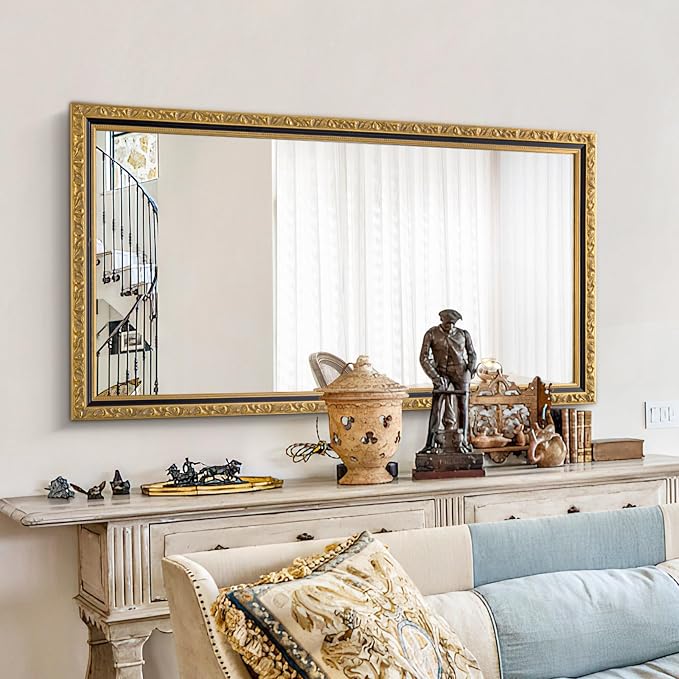 Large Vintage Decorative Mirror - Image 2