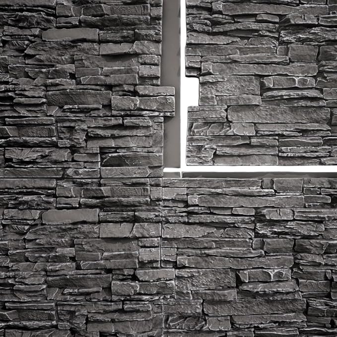 EverStone Canyon Ridge Faux Stone Panel, 45 3/4"W x 24 1/2"H x 1 1/4"D - Image 11