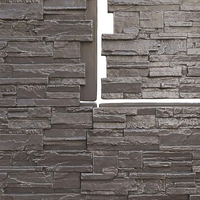 Ekena Millwork 48 5/8"W x 24 3/4"H x 1 1/4"D Cascade Stacked Stone, StoneWall - Image 9