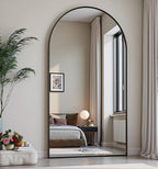 Dewfig Arched Full Length Mirror, Full Body Mirrors by YourSpacePerfectlyReflected