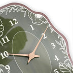 Mid Century Retro Irregular Shape Wall Clock, Silent Non-Ticking Battery - Image 6