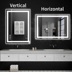LED Bathroom Mirrors 24"x40" Bathroom Mirror - Image 9