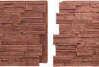 EverStone Cascade Faux Stone Panel, 48 5/8"W x 24 3/4"H x 1 1/4"D, Sun Valley - Image 8