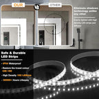 Ratsamee 72x36 Inch LED Bathroom Mirror - Image 7