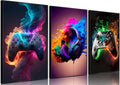 BGFCE Gaming Room Decor Wall Art, Video Theme Canvas Posters by BGFCEWallArt