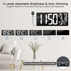 18 Inch Oversized Digital Wall Clock - Image 3