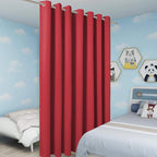 BONZER Room Divider Curtain Total Privacy Wide Blackout Room Darkening Grommet - Image 5