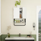 RUSTOWN Fluted Bathroom Wall Cabinet - Image 5